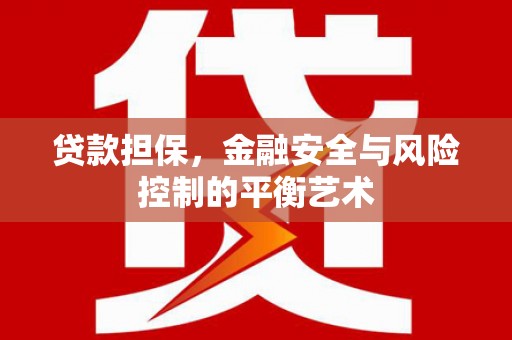 镇安贷款担保，金融安全与风险控制的平衡艺术