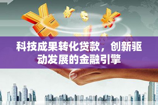 正宁科技成果转化贷款，创新驱动发展的金融引擎