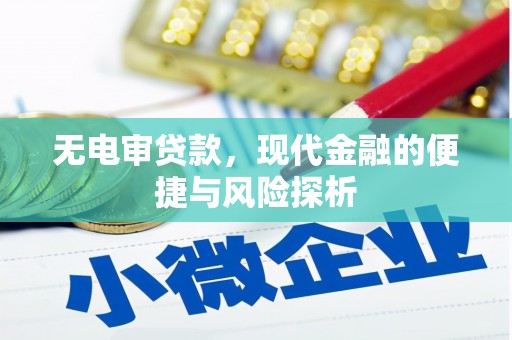 秦安无电审贷款，现代金融的便捷与风险探析