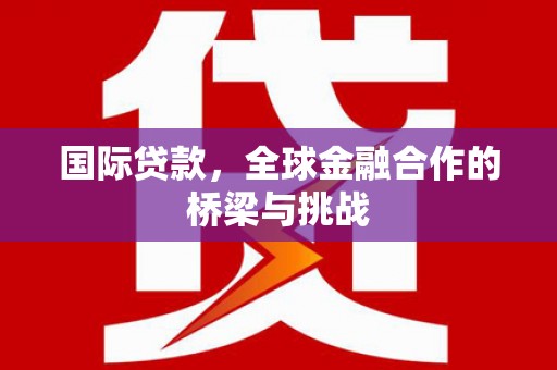汤原国际贷款，全球金融合作的桥梁与挑战