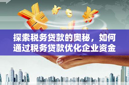 龙口探索税务贷款的奥秘，如何通过税务贷款优化企业资金流