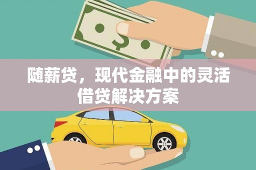 大内随薪贷，现代金融中的灵活借贷解决方案