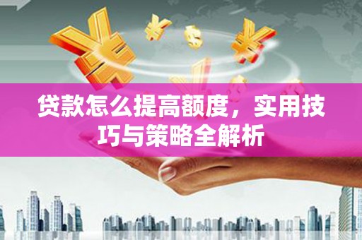 普格贷款怎么提高额度，实用技巧与策略全解析