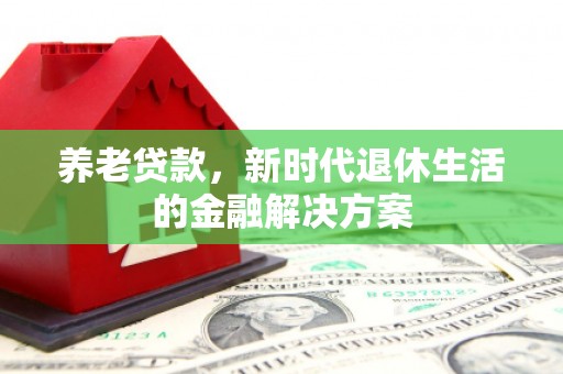 金台养老贷款，新时代退休生活的金融解决方案