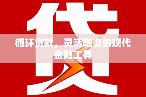 酉阳循环贷款，灵活融资的现代金融工具