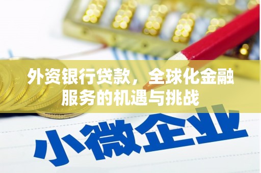 南头外资银行贷款，全球化金融服务的机遇与挑战